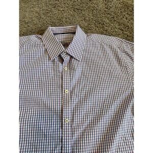 J. Maverick New York Button Up Long Sleeve Lafayette Dress Shirt‎ Men's Large L
